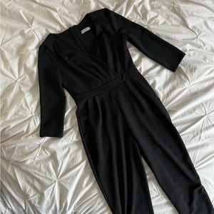 Perfect Black Jumpsuit with V-Neckline (US 8)
